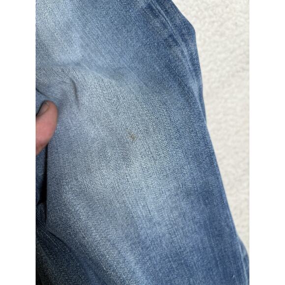 True Religion Ricky Jeans Mens 34x33 Blue Relaxed Fit Straight Leg Pocket READ - Picture 6 of 16